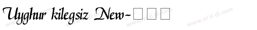 Uyghur kilegsiz New字体转换 Uyghur kilegsiz New字体转换